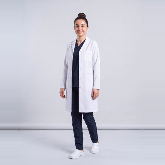 Kadın Doktor Önlüğü – Klasik Yaka - 2
