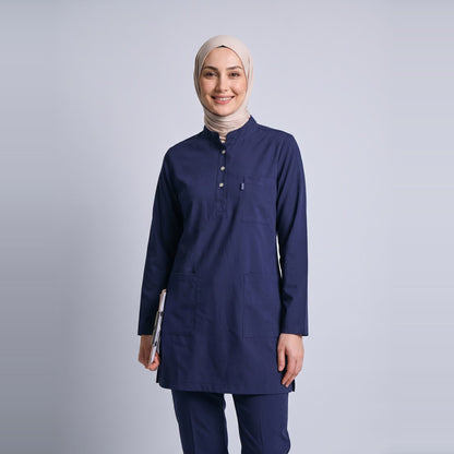 Patriot Blue Karya Tesettür Üniforma Takım - 4
