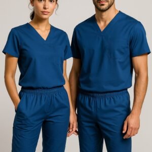 Unisex Likralı Scrubs Alt-Üst Takım